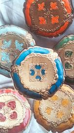 6 sottobicchieri Firenze vintage Italy