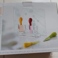 Ceppo/tagliereplexiglass4coltelliformaggi Brandani