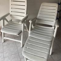 Sedie poltrone pieghevoli da giardino