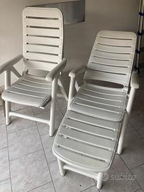 Sedie poltrone pieghevoli da giardino