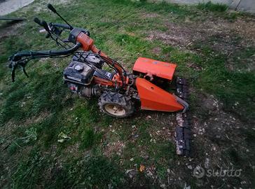 Motocoltivatore Goldoni con fresa e falciatrice