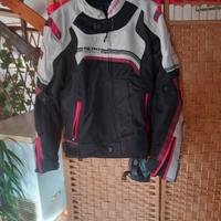 giacca moto estiva traforata 