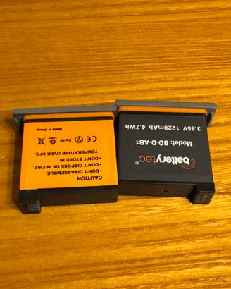 Batterie per DJI Osmo Action + caricabatterie