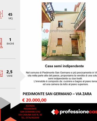 Casa semi indipendente su 2 livelli