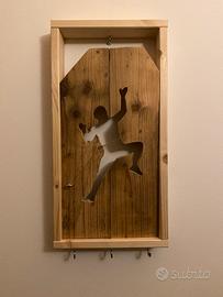 Appendichiavi da parete artigianale