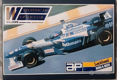 AP Lockheed BORG & BECK-Adesivo vintage sponsor F1