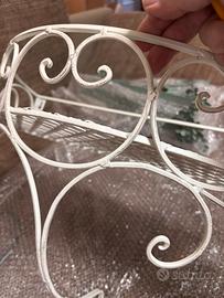 4 x Mensola per fioriera sospesa da giardino