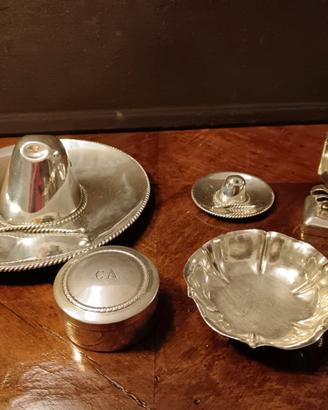 5 oggetti da collezione in argento