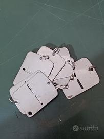 piastrina militare 10 pz