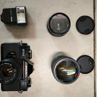 reflex Fuji STX-2 con obiettivi