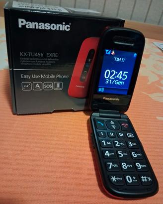 CELLULARE FACILITATO PANASONIC KT-TU446EXR ROSSO