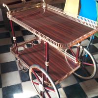 Carrello Vintage porta vivande e bibite anni 20/30