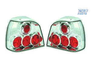 FANALI VOLKSWAGEN VW GOLF 3, 91-97 FONDO CROMATO L