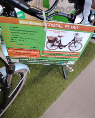 Ebike City World Dimension Cristal Retrò