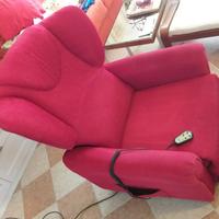 Poltrona reclinabile anziani/disabili, telecomando