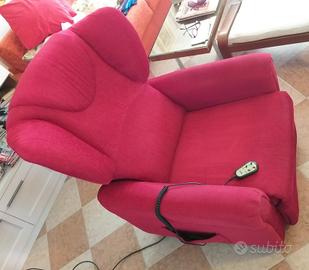 Poltrona reclinabile anziani/disabili, telecomando