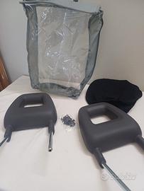 2 poggiatesta anteriori nuovi panda