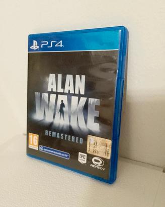 alan wake remastered PS4 PAL ITA 