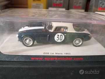 modellino  Lancia D20 COMPR.N.30 DNF LM 1953 1:43
