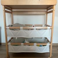 Fasciatoio con vaschetta estraibile