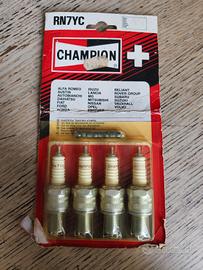 Set 4 Candele Champion RN7YC Vintage Nuove