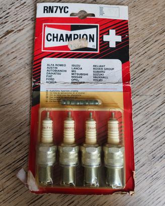 Set 4 Candele Champion RN7YC Vintage Nuove