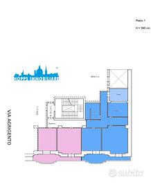 Via agrigento appartamento 5 vani mq160