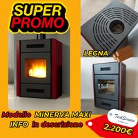 Stufa a legna MINERVA MAXI