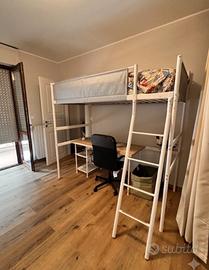 Letto Ikea soppalco singolo