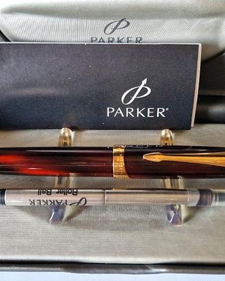 Penna Roller Parker Ellipse Marrone Iridescente