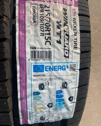 215/70R15 109R pneum. invernale Nexen WT1 ducato
