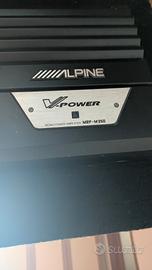 SUBWOOFER ATTIVO 30cm ALPINE/FUSION + cavi IMPACT