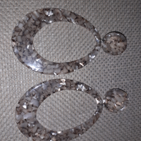 Orecchini effetto pietra con clips