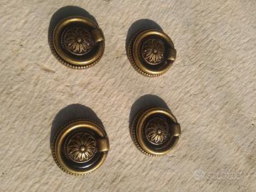 4 Maniglie Nuove per Mobili in Stile o Antico