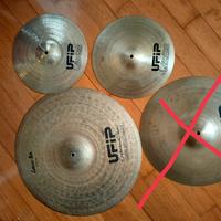 Piatti UFIP ride e hi-hat 