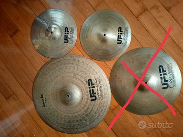 Piatti UFIP ride e hi-hat 