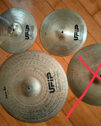 Piatti UFIP ride e hi-hat 