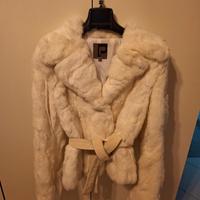 giacca giubbotto pelliccia di lapin,no visone 