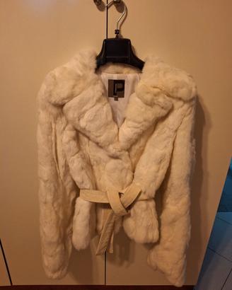 giacca giubbotto pelliccia di lapin,no visone 