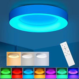 LEZOE Plafoniera LED RGB a Soffitto Dimmerabile co