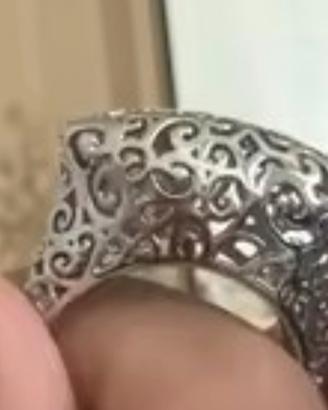 Anello lavorazione traforata Nuovo 