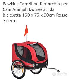 rimorchio per cani da bici