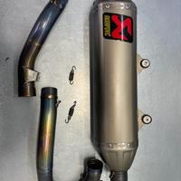 Scarico akrapovic titanium ktm exc 450/500