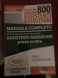 Manuale concorso assistenti giudiziari