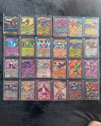 Lotto carte pokemon ex