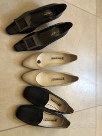 3 paia di scarpe 36 e 36 e mezzo