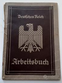 LIBRETTO DI LAVORO 3° REICH 