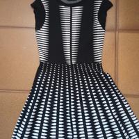 abito bianco e nero ZARA