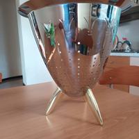 scolatoio e secchiello ghiaccio vino Alessi