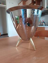 scolatoio e secchiello ghiaccio vino Alessi